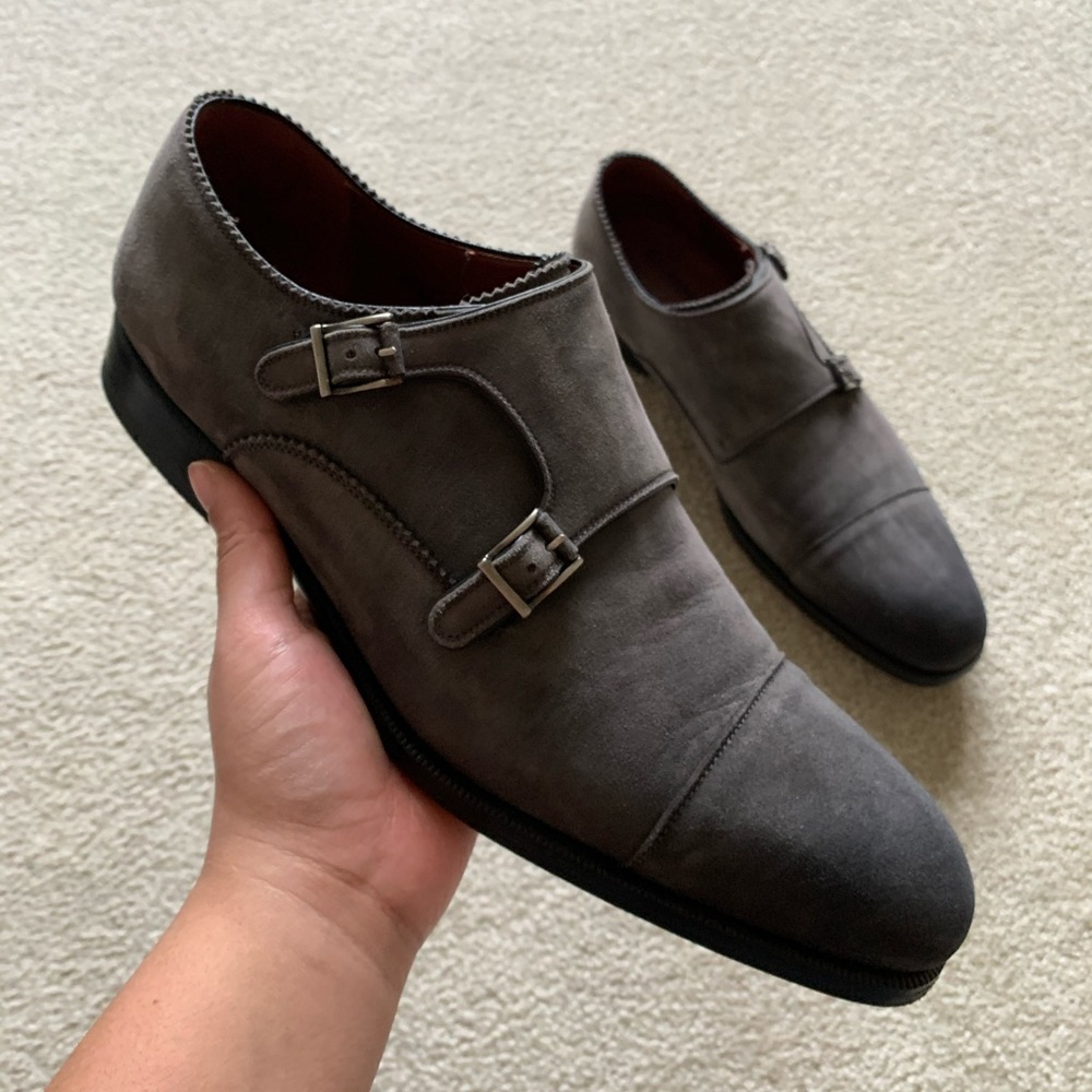 men’s Magnanni suede shoes